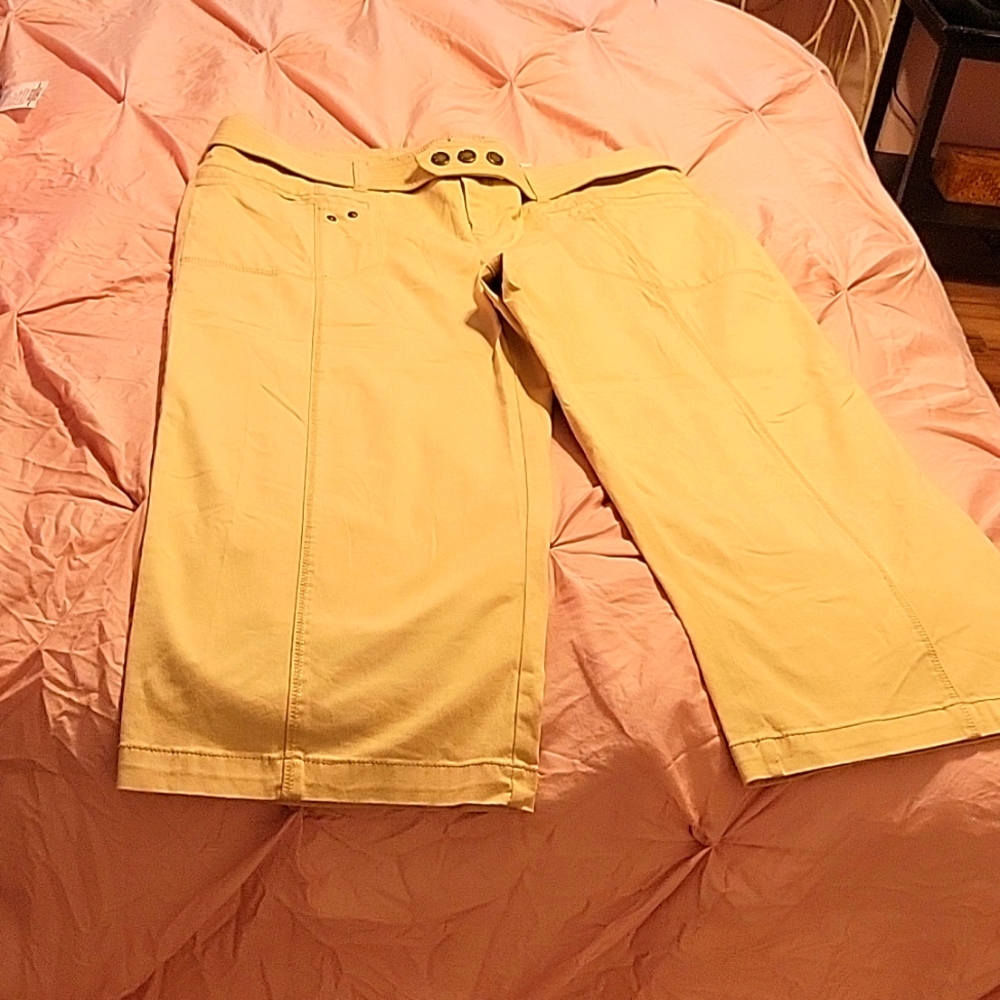 Bandolino size 16 Capri wide leg pants